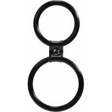 Me You Us Pierścień- Me You Us Dual Ring Cock Ring Black