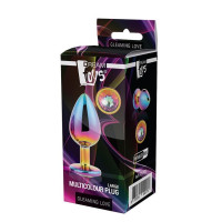 Dream Toys GLEAMING LOVE MULTICOLOUR PLUG LARGE