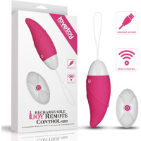 Lovetoy IJOY Wireless Remote Control Rechargeable Egg Pink