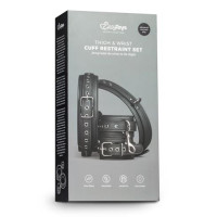 Easytoys Kajdanki-Thigh & Wrist Cuff Set