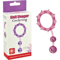 Power Escorts Pierścień- Ball Banger Cockring 2 Balls