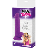 Real Safe Dildo-Fallo realistico real safe rod large purple