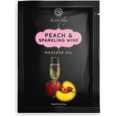 Secret Play PEACH & SPARKLING WINE MASSAGE OIL 10 ML