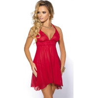 Anais Bielizna-Essie red chemise L (czerwona halka)