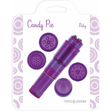 Candy Pie Stymulator-MULTI STIMULATOR PURPLE PULSY