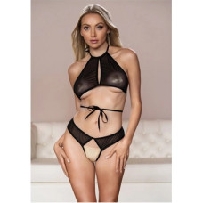 Allure Марли - Пикабу и трусики - S/M - Черный