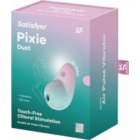 Satisfyer Pixie Dust - klitora stimulators - piparmētra/rozā