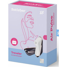 Satisfyer Traveler - Стимулятор воздушных импульсов - Баклажан/Розовое золото