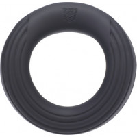 Doc Johnson Rev Cock Throbber - Vibrating Cockring - Black
