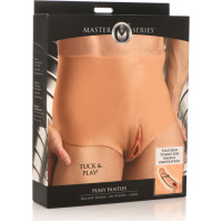 Xr Brands Pussy biksītes - silikona vagīnas un dupša apakšbikses - L