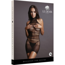 Le Désir By Shots Mini suknelė su aukštu nėriniuotu kaklu – vieno dydžio
