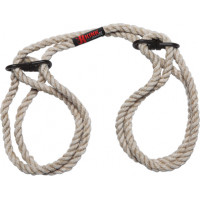 Doc Johnson Restrain - 6mm Hemp Wrist or Ankle Cuffs - Natural