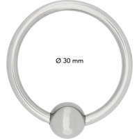 Steel Power Tools Acorn Ring 30 mm / Silver