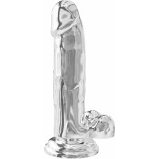 Toyjoy Clear Dildo w. Balls 7 inch