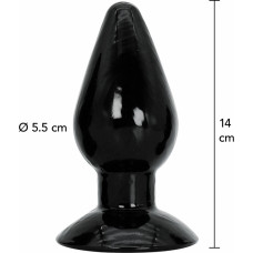 Hidden Desire Buttplug Large 14cm / Black