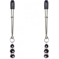 Kiotos Steel Fancy Nipple Clamps with Gems