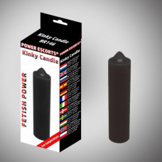 Power Escorts Kinky candle  black low temperature  candle 20 cm