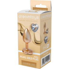 Dream Toys GLEAMING LOVE MATTE GOLD PLUG SMALL