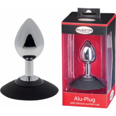 Malesation Alu-Plug with suction cup medium, chrome