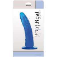 Real Rapture Dildo-JELLY DILDO REAL RAPTURE BLUE 7