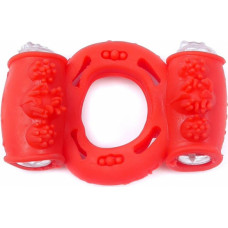 B - Series Easylove Pierścień-Vibrating CockRing Double Red