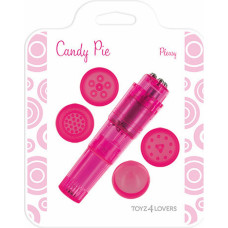 Candy Pie Stymulator-MULTI STIMULATOR PINK PLEASY