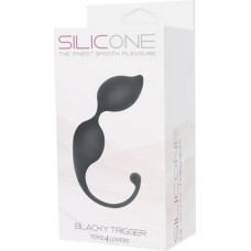 Toyz4Lovers Kulki-PALLINE TRIGGER SILICONE BLACK