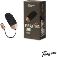 Teazers Ribbed Vibrating Egg With Remote Control