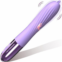 B - Series Fox Wibrator-Silicone Vibrator USB, 10 vibration modes, Heating