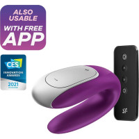 Satisfyer Double Fun — partnera vibrators — violets