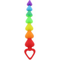 Toyjoy Rainbow Heart Beads / Rainbow