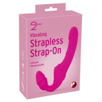 Strapless Strap-On Vibrating Strapless Strap-on 2