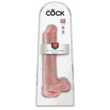 King Cock 13-дюймовая лига члена с шариками