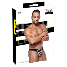 Black Level Vinyl Thong Men XL