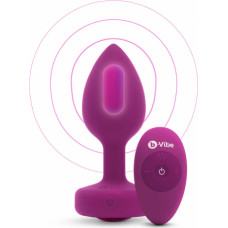 B-Vibe Vibr Jewel Plug S/M / Fuchsia