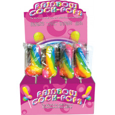 Spencer & Fleetwood Rainbow Cock Pops Display 12pc