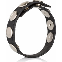 Calexotics Leather Multi-Snap Ring / Black