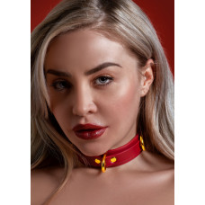Taboom D-Ring Collar Deluxe / Red