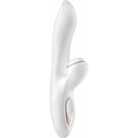 Satisfyer Pro Plus - G-Spot gaisa impulsu stimulators un vibrācija - balts/rožu zelts