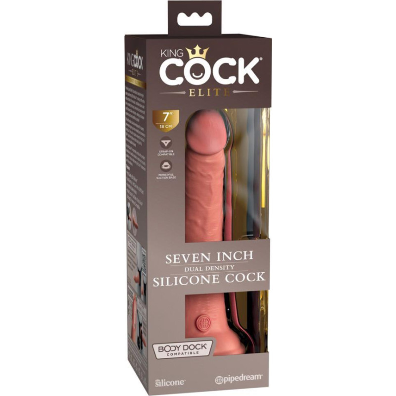 King Cock Elite KCE 7 Dual Density Cock Light