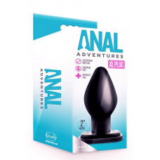 Blush ANAL ADVENTURES XL PLUG BLACK