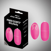 Power Escorts Wibrator - Kitty Rocky Remote Control pink