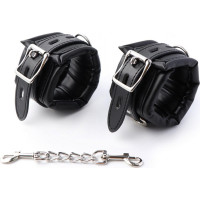Fetish Fever - Cuffs with chain - Black