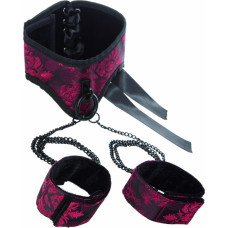 Calexotics Posture Collar with Cuffs Black