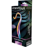 Dream Toys GLAMOUR GLASS ELEGANT CURVED DILDO