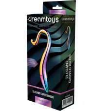 Dream Toys GLAMOUR GLASS ELEGANT CURVED DILDO