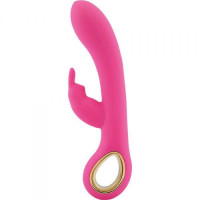 Toyz4Lovers Wibrator-VIBRATORE RABBIT HANDY RISCALDANTE RABBIT GRIP HOT PINK