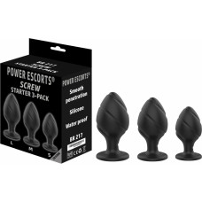 Power Escorts Screw Plug 3 pack silicone