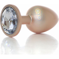 B - Series Heavyfun Plug-Jewellery Pearl Gold PLUG- Clear L