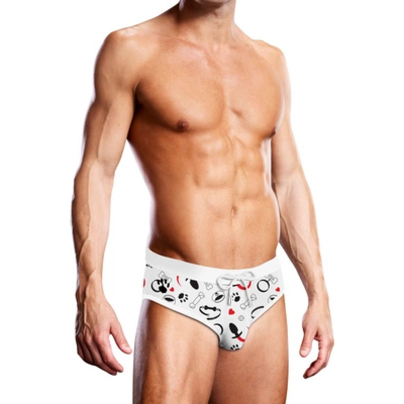 Prowler Swim Brief Puppie Print — S